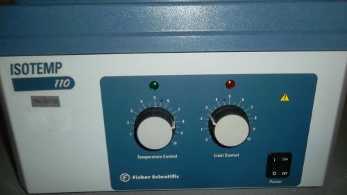 fisher scientific isotemp 110   (M-839)