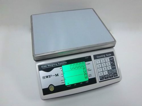 Scale weighing systems 15 lb x 0.0005 lb ac/dc bench, counting scale for sale