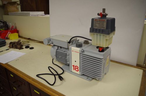 EDWARDS E1M18 VACUUM PUMP WITH OIL MIST FILTER