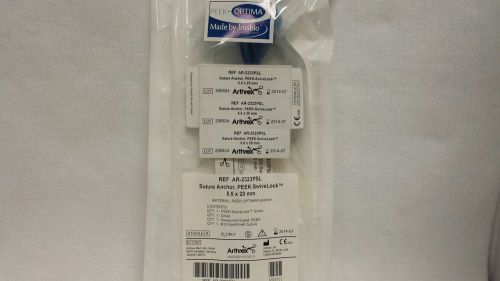 ARTHREX Ref#  AR-2323PSL Suture Anchor, PEEK-SwiveLock  5.5 x 20 mm ***