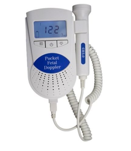 Sonoline b fetal heart doppler /backlight lcd 3mhz+ gel fda (us seller) for sale