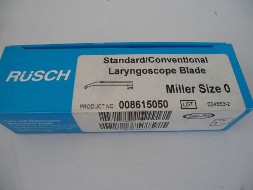 RUSCH LARYNGOSCOPE BLADE, MILLER  SIZE 0