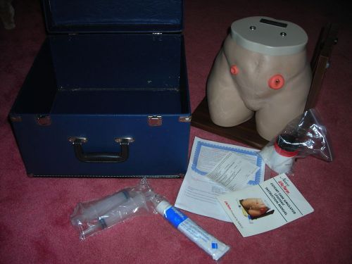 Nasco Life/Form Abdominal Ostomy / Colostomy Care Simulator Training Mannequin