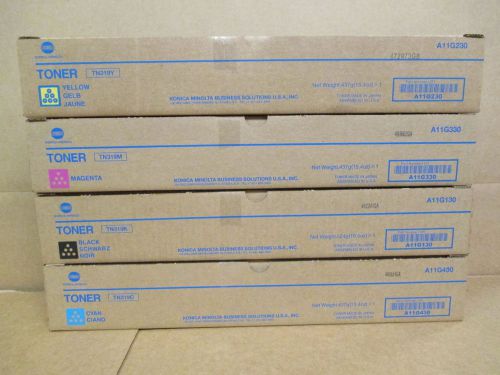 Konica Minolta TN319 Toner (B,Y,C,M) set of 4