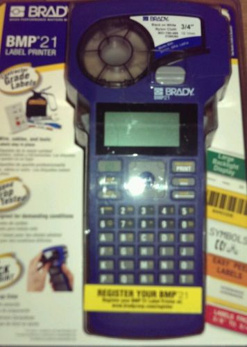 NEW Brady BMP 21 Handheld Label Printer