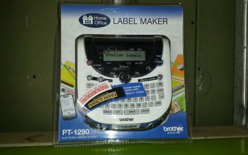 NEW Brother P-Touch PT1290 Pt-1290 Home &amp; Office Labeler Label Maker