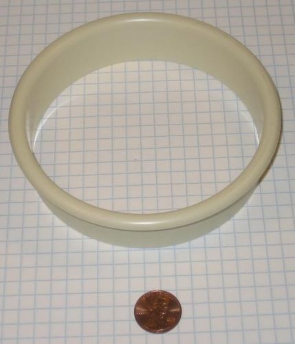 WIRE MANAGEMENT GROMMET, 105mm BORE DIAMETER, OFF-WHITE PLASTIC, 24mm DEPTH