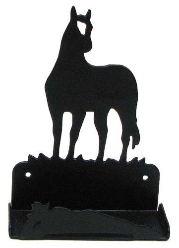 Black Metal Horse Business Card Holder