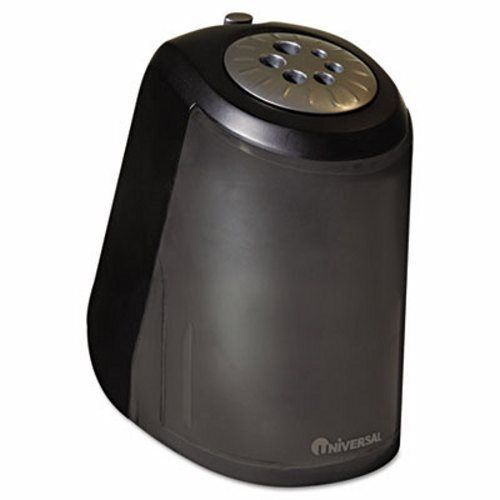 Universal Pencil Sharpener, Electric, Heavy Duty, Black/Gray (UNV30012)