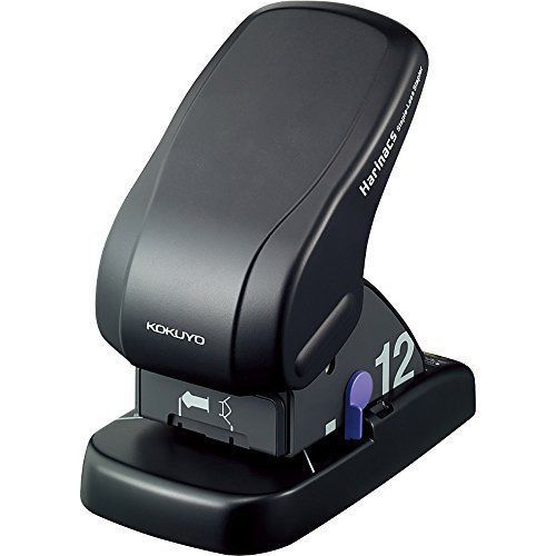 Kokuyo Harinacs SLN-MS112D Japanese Stapleless Stapler Black Free Shipping NEW