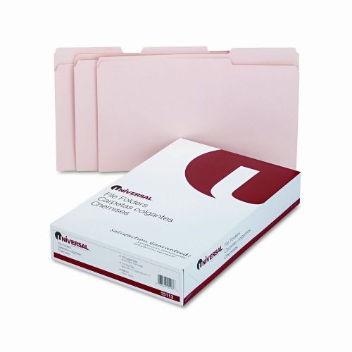 UNV-15113 500 (5 Boxes) Top Tab Legal File Folders Manila 1/3 Cut