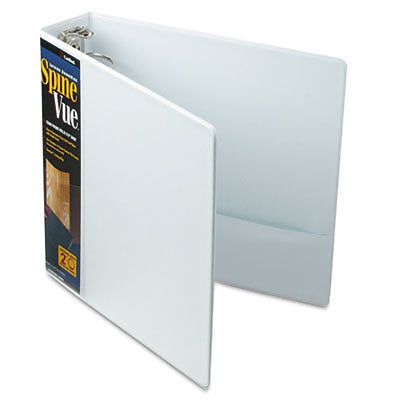 SpineVue Locking Round Ring Binder, 2&#034;, White