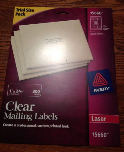 Avery Easy Peel Mailing Label - 2.62&#034; Width X 1&#034; Length - 300 / Pack (ave15660)