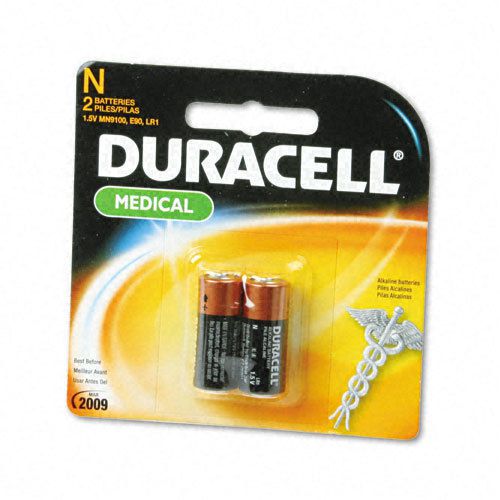 Duracell coppertop alkaline medical battery, n, 1.5v, 2/pack durmn9100b2pk for sale