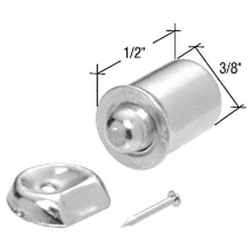 Nickel Plated Shower Door Bullet Catch Keeps Shower Door Closed