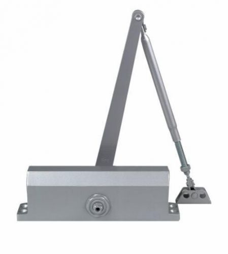 NEW Global Door Controls Commercial Door Closer in Aluminum with Backcheck -