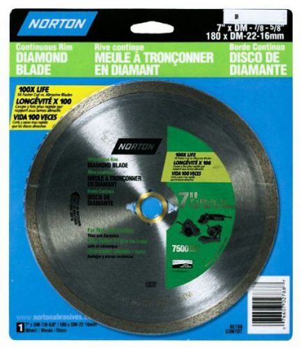 St. Gobain Abrasives 07660702788 Norton 2788 Diamond Saw Blade 7-in Dry or Wet