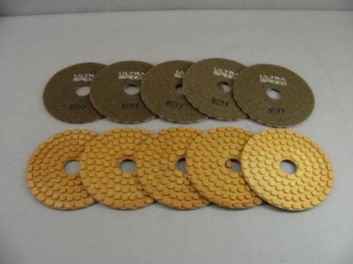 5” Ultra-Speed Wet Diamond Polishing Disc – 10 Pack #White Buff (#45X10)