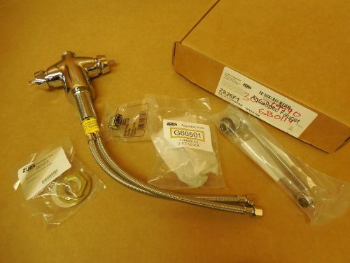 ZURN Double Laboratory Faucet Z826F1 6&#034; Cast Brass Spout 2.2 GPM 2-1/2&#034; Handles