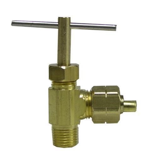 Watts lfa41 compression angle needle valve, 1/4-inch c x 1/8-inch mip new for sale