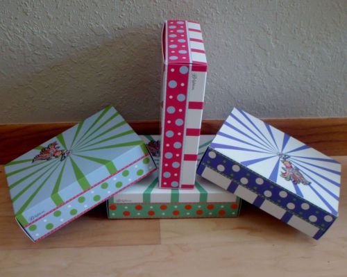 NEW 4 Piece Lot Brighton Gift Boxes for Handbag Jewelry Accessory Packaging