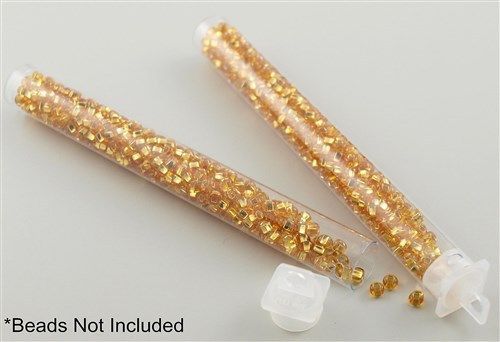 10  Hang Top Round 9/16 x 6.5  inch Tubes for Seed Beads and Delicas  G723