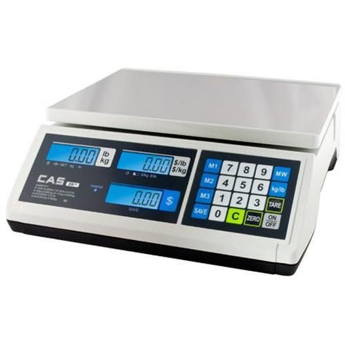 CAS ERJR30L Legal for Trade Price Computing Scale  30 x 0.01 lb