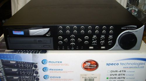 SPECO - 16 CHANNEL SURVEILLANCE DVR DIGITAL VIDEO RECORDER DVR-16TN *AS IS*