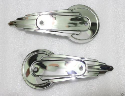 ARIEL SQ4 RED HUNTER 4H KH VH VB GAS FUEL PETROL TANK BADGE SET CHROME PLATED