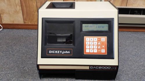 Dickey-john GAC 2000 Commercial Grain Moisture / Bulk Density Tester