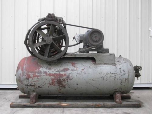 Good used devilbliss 342 80 gallon 3ph delco 3hp motor air compressor for sale