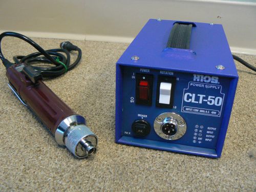 HIOS MOUNTZ CL-4000 Torque Limiting Power Screw Driver + CLT-50 Power Supply