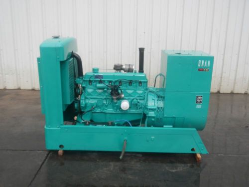 Onan cummings 30kw 37 kva gas lp propane ng generator w atf transfer switch for sale