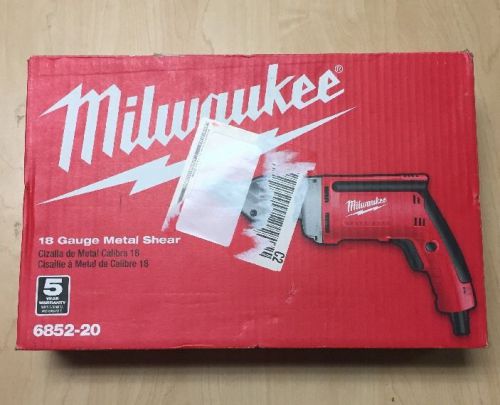 NEW Milwaukee 6852-20 18 Gauge Metal Shear NEW