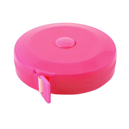 Double Side 1.5M 60 Inche Retractable Fiber Glass Tape Measure Pink