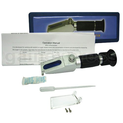 New brix refractometer, 0-32% sugar fruit juice wine a for sale