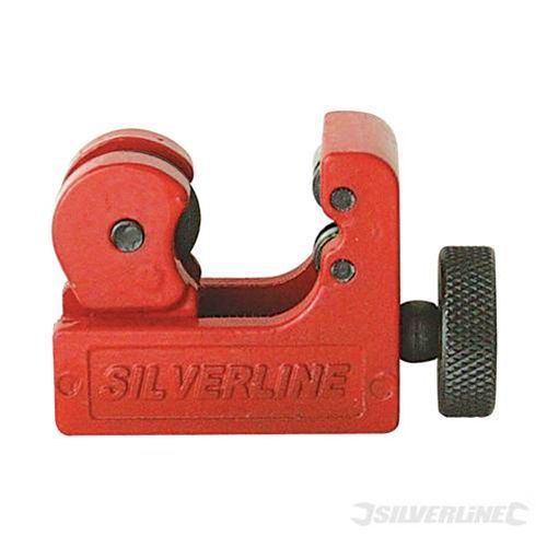 Silverline Plumbing Plumbers Mini Tube Copper Pipe Cutter 3Mm-22Mm Heavy Duty