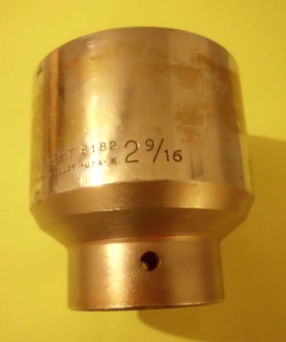 Wright 8182 2-9/16&#034; socket 1&#034; drive 12-point for sale