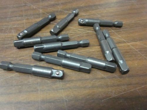 ~ 10 ~ impact 1/4&#034; power extension 2&#034; bit socket driver fits dewalt screw gun for sale