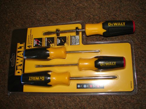 PACK of 4 ~~ DEWALT ~~ Screwdrivers #DWHT62512 Magnetic Tips ~~Very Handy Tools!