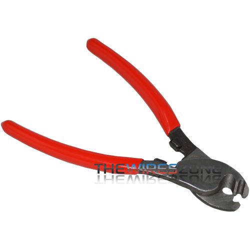 490141 red professional heavy duty coaxial 6&#034; inch cable wire cutter hy-3306 for sale