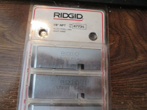 Ridgid 1/8 inch npt Universal Cat# 47735 dies