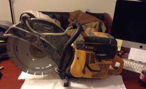 Husqvarna Partner K750 Power Cutter Concrete Saw DEMO SAW NO RESERVE 14&#034; Parts