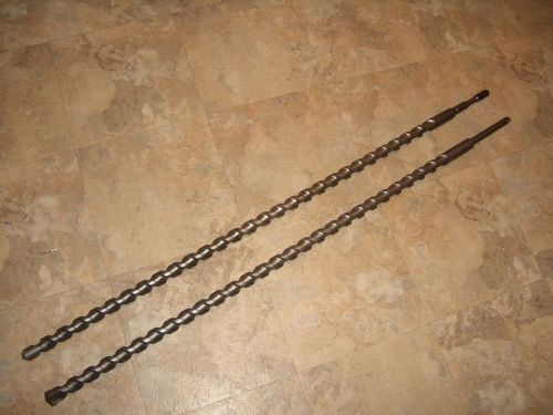 1 1/4&#034; x 48&#034;  concrete hammer drill bit 4 feet long sds max, spline for sale