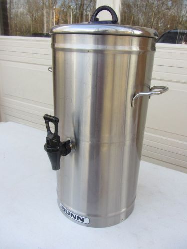 BUNN BEVERAGE DISPENSER STAINLESS STEEL 3 GALLONS WITH SPIGOT, TDS-3