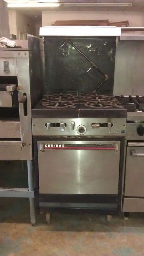 Garland Natural Gas Heavy Duty 4 Burner Gas Range With Oven