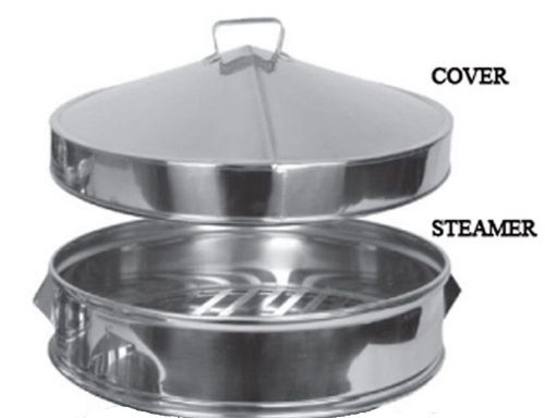 2PC/Set Commercial Stainless Steel 10&#034; Steamer &amp; Cover Dim Sum SLSTM010, 010C