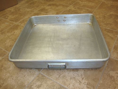 Commercial Aluminum Cookware Bake Roast Pan 22&#034; x 20&#034; 3 3/4&#034;