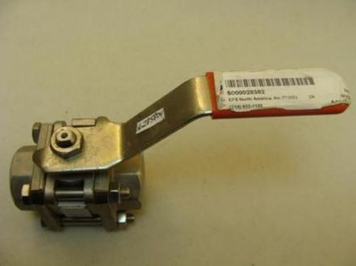 10030 New-No Box, CFS 28382 Manual Ball Valve