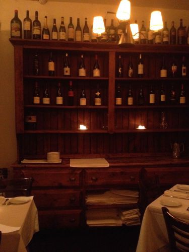 Restaurant Closing Sale: Wine/Linen Storage Hutch